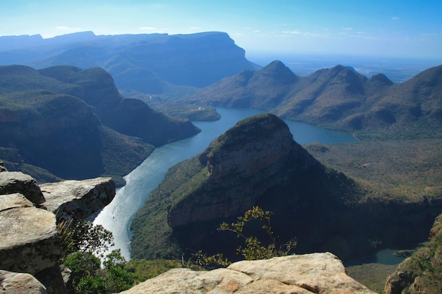 Photo landscape - view into blyde river canyon south africa