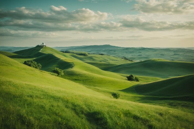 landscape between on the wat to journey in Sicily