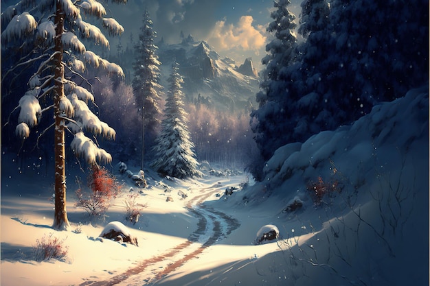 Landscape Winter Wallpaper