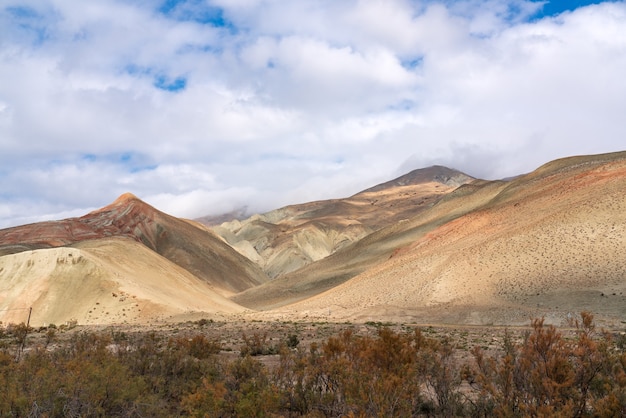 Landscape with beautiful mountain slopes