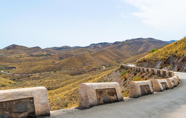 Photo landscape with mountains