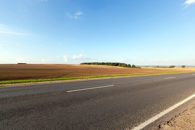 道路のある風景