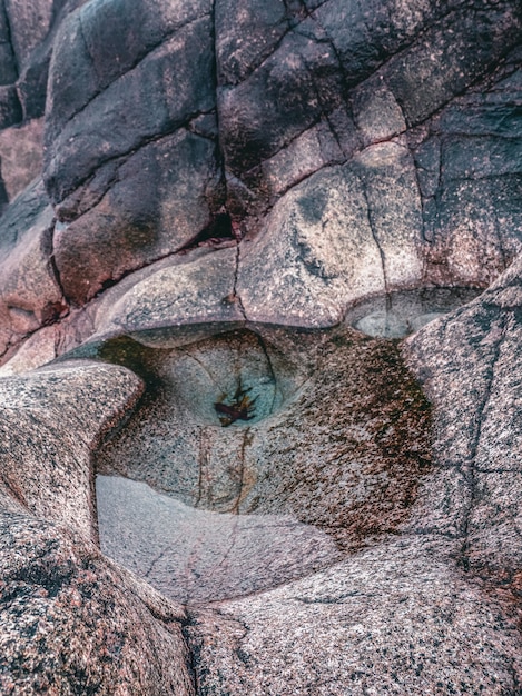 Landscape with unique mountain formation