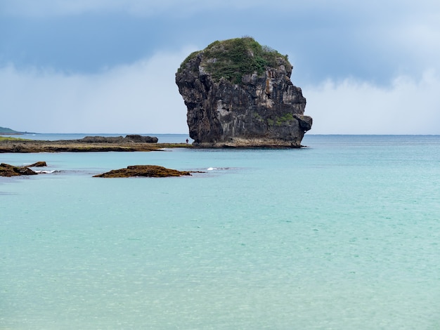 Landscape of xiaowan beach at kenting, taiwan