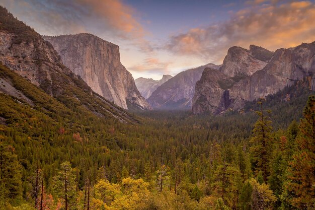 Photo landscape of yosemite national park in usa au