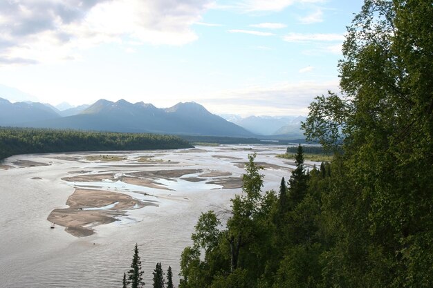 Landscapenature and glaciers in Alaska