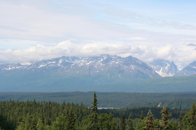 Landscapenature and glaciers in Alaska