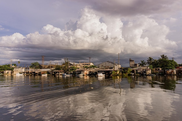 landscapes in the city of matanzas cuba versalles area, vigia, sauto theater, long exposure