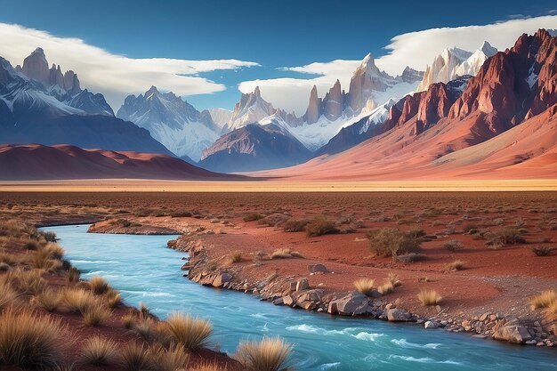 Photo landscapes of northern argentina