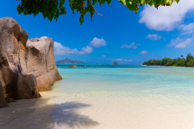 Paesaggi delle isole seychelles