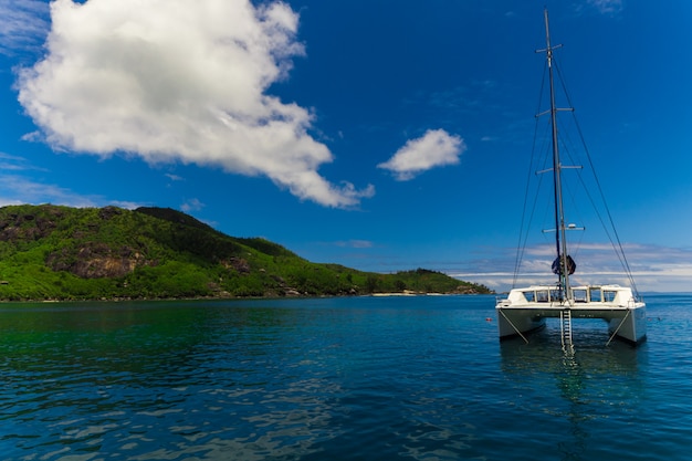 Landscapes of the Seychelles Islands