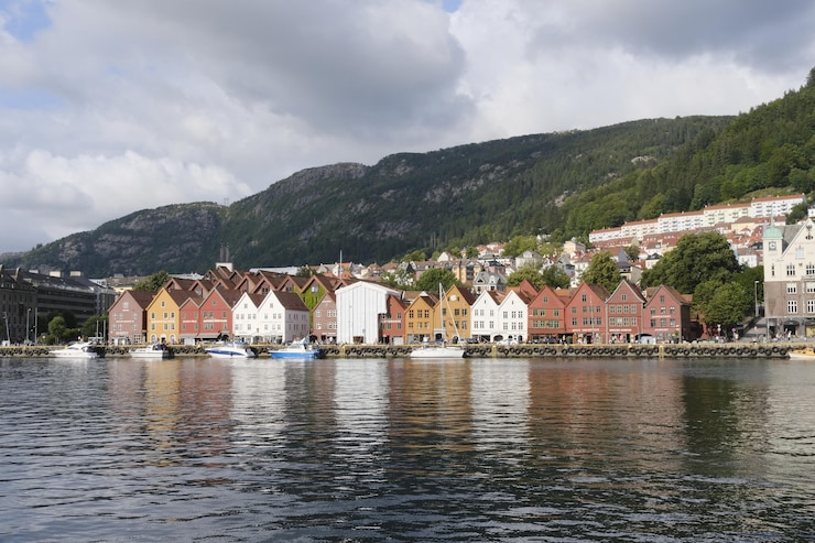 Foto landschap bergen