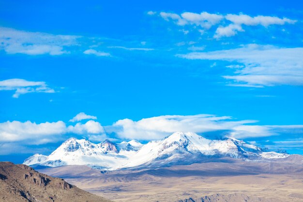 Landschap in andes. peru.