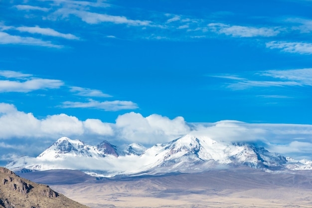 Landschap in de Andes Peru