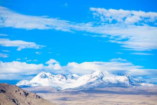 Landschap in de Andes Peru