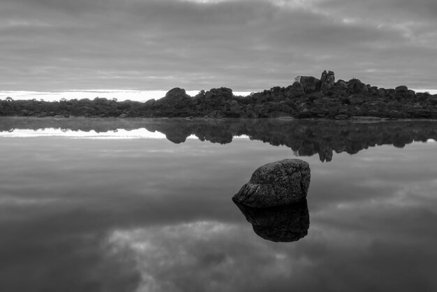 Landschap in de Barruecos Extremadura Spanje