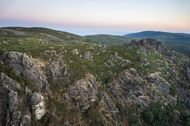 Landschap in de Jerte-vallei. Extremadura. Spanje.