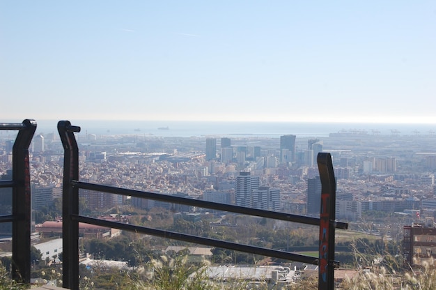 Landschap in de stad Barcelona overdag