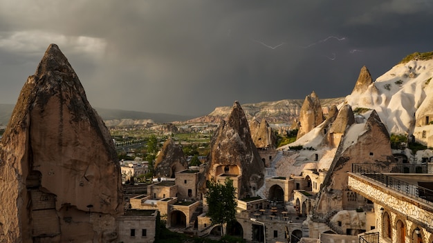 Landschap in Goreme, Cappadocia, Turkije.