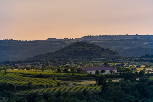 Landschap in het natuurpark Sierra de Guara in Spanje