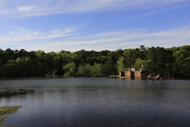 Landschap in het water