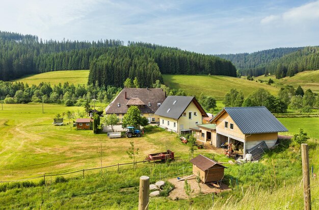 Landschap in het zuidwesten van Duitsland