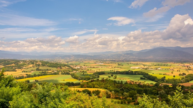 Landschap in umbrië ital