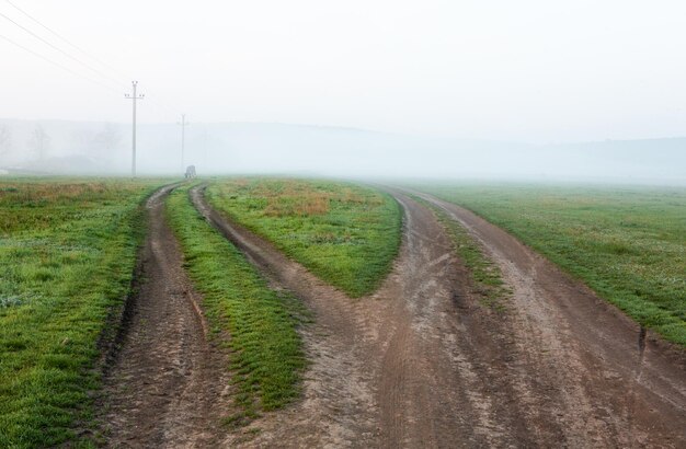 Landschap met prachtige natuur in het dorp in de Republiek Moldavië Landleven