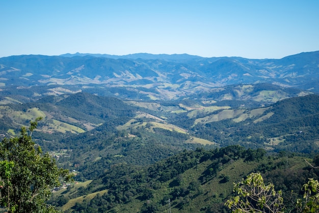Landschap met uitzicht op de Mantiqueira-bergen