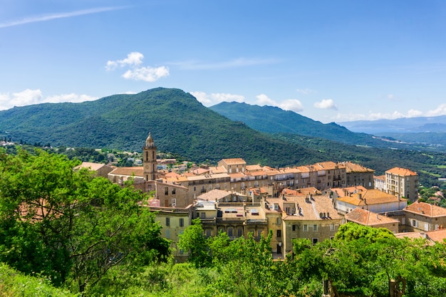 Landschap op het eiland van Corsica in Frankrijk