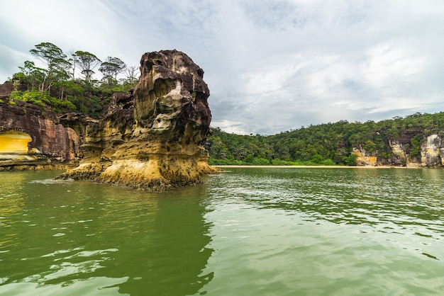 Landschap van bako national park, maleis borneo