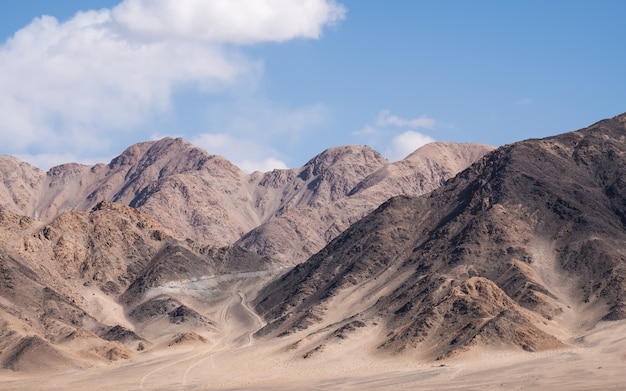 Landschap van bergaard