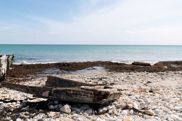 Landschap van de Atlantische kust van een Frans eiland Ile de Re