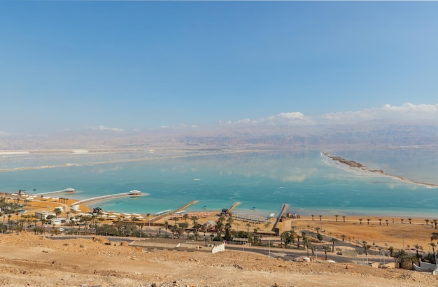 Landschap van de Dode Zee in Israël