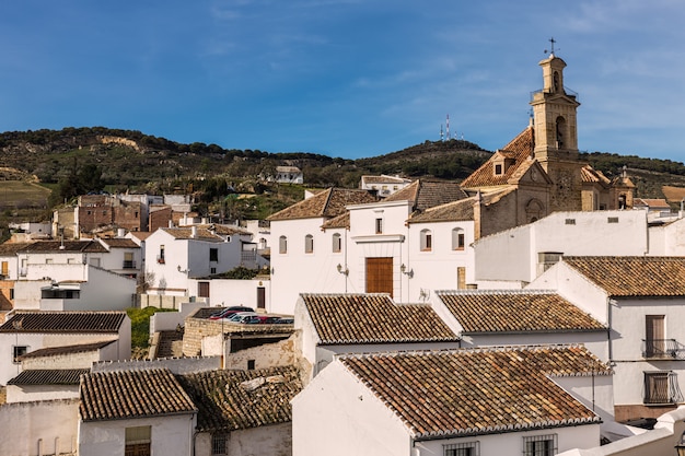 Landschap van de oude stad Antequera. Spanje.