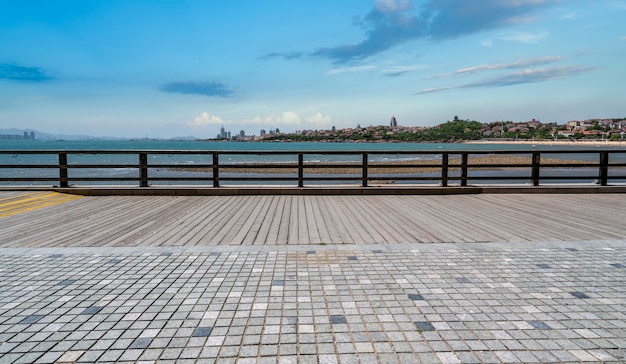 Landschap van de Qingdao Huiquan-baai