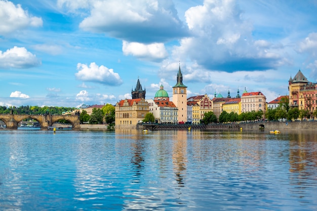 Landschap van de stad Praag