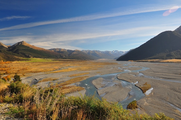 Landschap van een meer