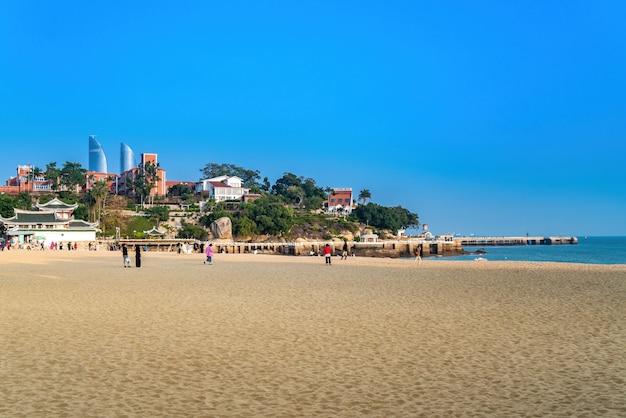 Landschap van Gulangyu-eiland, Xiamen, China