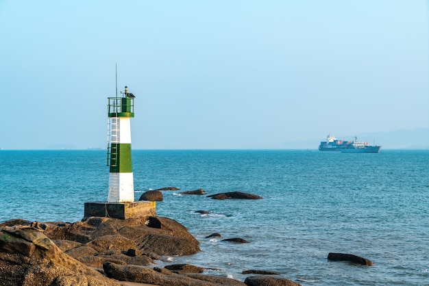 Landschap van Gulangyu-eiland, Xiamen, China