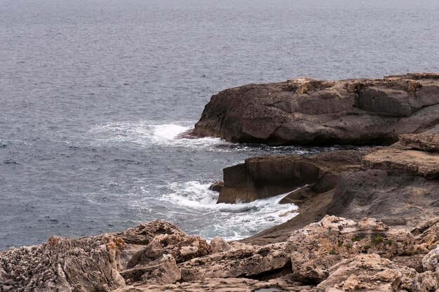 Landschap van het binnenland van menorca balearen spanje