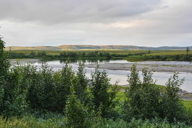 Landschap van het schiereiland yamal