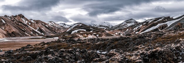 Landschap van Landmannalaugar IJsland Highland