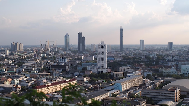 Landschap van moderne stad in Bangkok Thailand