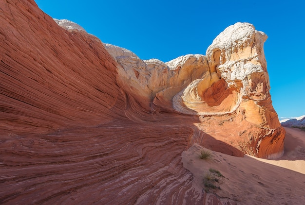 Landschap van Rock Desert, White Pocket in Arizona