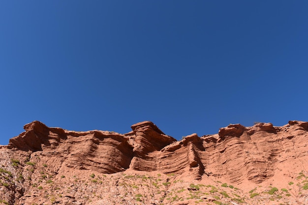 Landschap van Sierra de las Quijadas San Luis Argentinië