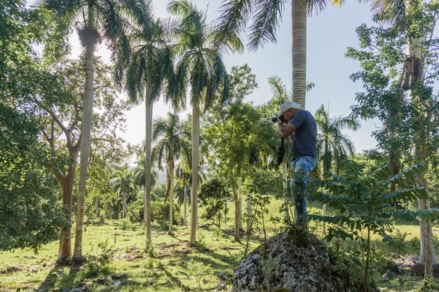 Landschappen in de Yumuri-vallei in de provincie Matanzas Cuba, prachtige uitzichten vanaf een berg