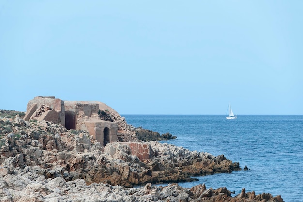 Landschappen van menorca op de balearen spanje