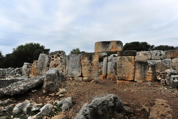 Landschappen van menorca op de balearen spanje