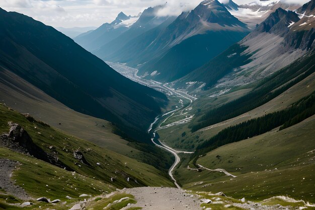 Landschapsfoto van een berg